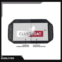 CLUSTCOAT Anti Reflection Motorcycle Dashboard Screen Protector for Royal Enfield HIMALAYAN 450 2024+ / GUERRILLA 450 (TFT DASH) 2024+ image 5