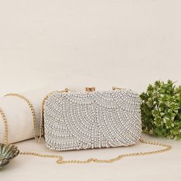 FABBHUE Embroidered Box Clutch-32