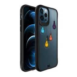 DailyObjects  Bulbs Printed Black Hybrid Clear iPhone 12 Pro Max Phone Case-16