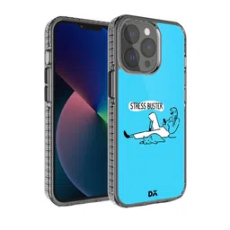 DailyObjects Blue & White Printed iPhone 13 Pro Max Back Case-6
