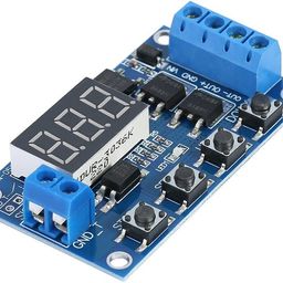 Shockley DC 5V-36V Timer Module Trigger Cycle Delay Timer Switch Turn On/Off Dual mosfet Relay Module with LED Display (Pack of 1) image 2