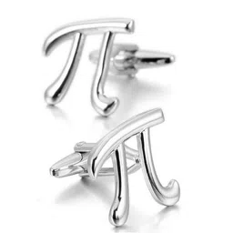 PELUCHE Unisex Silver-Toned & Plated Quirky Cufflinks-2