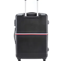 Tommy Hilfiger Solid Hard 4 Wheels 360-Degree Rotation Medium Trolley Bag image 3