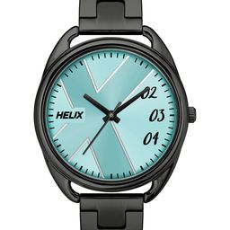 Helix Women Brass Printed Dial & Leather Straps Analogue Watch TW043HL11-image-13