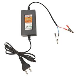 generic ERH India 12v UPS Battery Charger Adaptor 14v 2 Ampere DC Battery SMPS Charger Auto Cut 12v 7 Ah and Battery Clip for Bike, Car, Scooty, Electric Vehicle etc. image 1