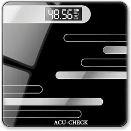 ACU-CHECK Digital Weight Machine For Body Weight Precision LCD Display & 180 kg Capacity Weighing Scale-picture-15