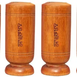 (Pack of 4) Vijaysar Herbal Tumbler Glass made from Original Vijaysar Heartwood Vijaysar Tumbler for Diabetes Vijaysar ki lakdi ka Glass Water/Juice Glass-image-43