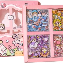 20 inch Pvc Cartoon Theme Kawaii -100 Sheets Cute Washi Self Adhesive Sticker-image-35