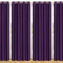 213.37 cm (7 ft) Polyester Semi Transparent Door Curtain (Pack Of 4)-image-2