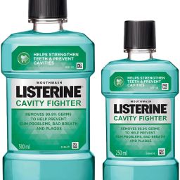 Cavity Fighter Mouthwash| Removes 99.99% germs| Home & Travel Combo - Mint-10