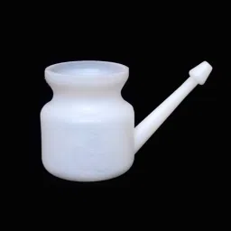 yogsadhak Plastic White Neti Pot image 3