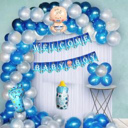 New Born Baby Welcome Decorations for Boys - Home Baby , Newborn Homecoming-image-12