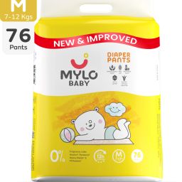 Baby Diaper Pants|Super Absorbent with Aloe Vera|Leak Proof|Anti Rash|Jumbo Pack - M-22