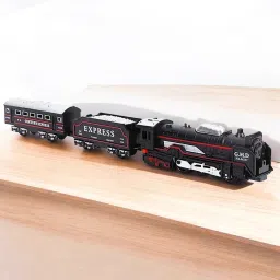 Electric Toy Train Set with Track | Sound & Lights, Battery Operated-13