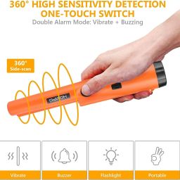 PPointer Metal Detector Pinpointer, Professional Waterproof Handheld Pin Pointer Advanced Metal Detector image 3