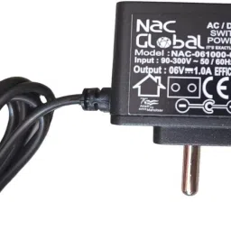 Nac Global Power Adapter for Pin Size 2.5mm Blood Pressure Monitor/BP Machine Adapter Black Bp Monitor Adapter-image-3