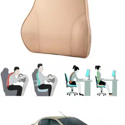 Beige Velvet Car Pillow Cushion for Ford-image-49