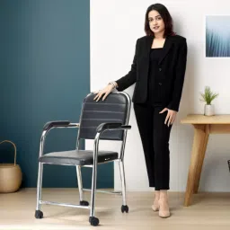 modern revolving chair for Home Office chair Comfortable Cushion Chair Leatherette Office Arm Chair-image-62