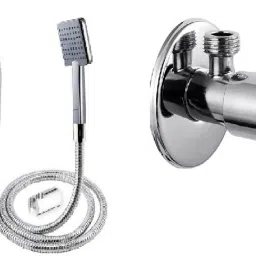 Complete Set of GO Fully Chrome Hand Shower with 2in1 Angle - Pack of 2 Handheld-image-81