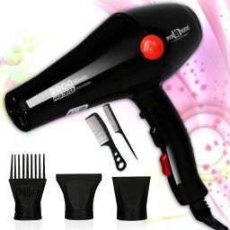 Pick Ur Needs High Quality Salon Grade Professional Hair Dryer With Comb Reducer (2000watt) Hair Dryer-image-16