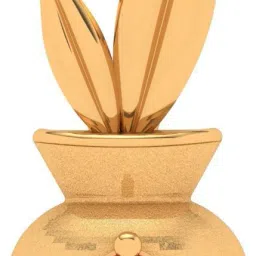 PC Chandra Jewellers Kalash 14kt Yellow Gold Pendant-image-50