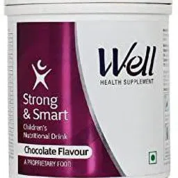 Well Strong & Smart (Chocolate Flavour) 200g PACK OF 1 Chocolate Flavored Powder-5