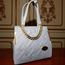 Women Blue Satchel-image-4