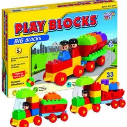 virgo toys Play Blocks Play Set 2 & Highway Vehicle set (Combo) image 2