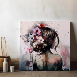 Modern Canvas Art Painting for Living Room | Bedroom | Office | Hotel Canvas 20 inch x 20 inch Painting-image-38
