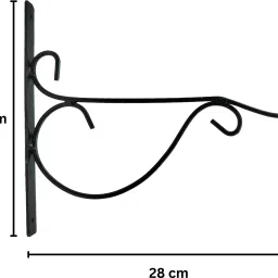 garden deco High Quality designer Wall Mounted Shelf Bracket (Set of 4 Pcs) 35 Cm Shelf Bracket image 3