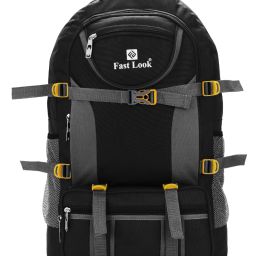 Expandable Travel Rucksack Backpack for Sport Camping Hiking Trekking Bag-Black-image-86