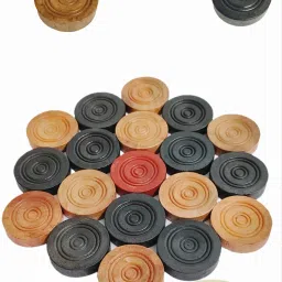 Professional Carrom Board Coins Goti Set Wooden with Striker Carrom Pawns-picture-20