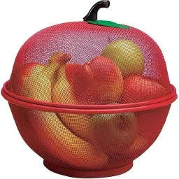 apple shape fruit basket with lid Iron Fruit & Vegetable Basket-image-55