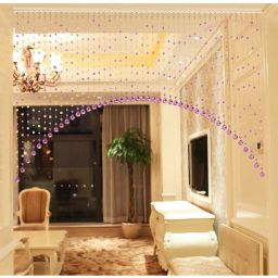 90 cm (3 ft) PVC Transparent Window Curtain Single Curtain-image-61