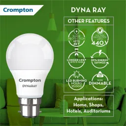crompton 20 W Basic Standard B22 LED Bulb image 3