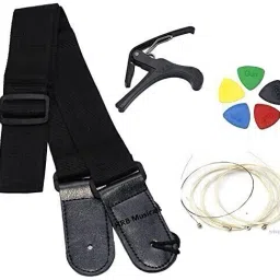 Guitar Belt Strap & One Handed Trigger Capo ,String, picks for Acoustic Guitar Clutch Guitar Capo-27