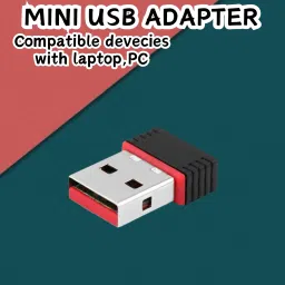 GUGGU (Wi-Fi Receiver) with Multi-Device Connectivity For All Pc System and LaptopI60 USB Adapter-image-93