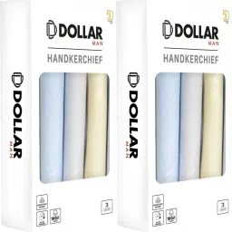 Dollar Cotton Handkerchiefs Hanky for Men ["Assorted"] Handkerchief-image-38