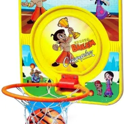 Outdoor & Indoor Chota Bheem Basketball Toy Wall Mount Basketball Set for Kids-40