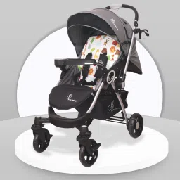 Chocolate Ride Stroller with Front suspension wheel & Reversible Handle Stroller-1