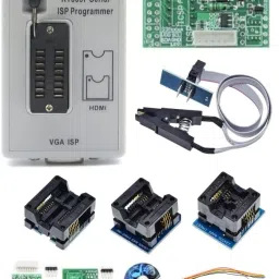 keertan kalp RT809F ISP Special Programmer Multi-Function with SOP8 Test Clip, with 7Adapters INTEL CPU onboardSocket ATX Intel H510 Chipset DDR2 Motherboard for Desktop-image-3