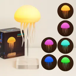 Jellyfish Baby LED Night Light – 7-Color Changing Lamp for Kids, Baby Room Decor Night Lamp-22