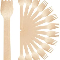 Disposable Wooden Dessert Fork, Dinner Fork, Fruit Fork-image-93