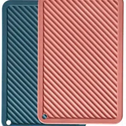 Silicone Rubber Trivet Mat for Hot Pan & Pot Heat Resistant Table (Random Color) Polyvinyl Chloride Trivet-0