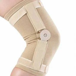 Hinged Knee Cap Knee Sprain & Strain Arthritis | Pack Of 1 Beige M Size| Knee Support-46