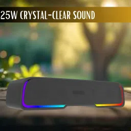 GUGGU Audio Bar (PORTABLE HOME TV SOUNDBAR) Dynamic Thunder Sound 2400mAh BatteryIF471 25 W Bluetooth Soundbar-picture-11