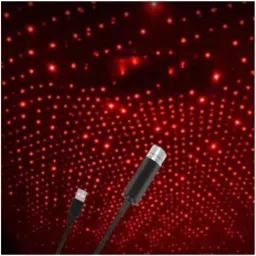 TOOLART -ZA-S192-Car Interior LED Decorative Light USB Ambient Roof(RED)-42