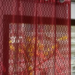 152 cm (5 ft) Polyester Transparent Window Curtain (Pack Of 2)-image-4