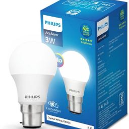 philips 3 W Basic Round B22 LED Bulb image 2