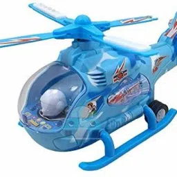 Musical Aircraft Toy,Battery Operated Helicopter with Beautiful Attractive Flashing Lights and Realistic Sounds , Bump and Go Action Toys-43